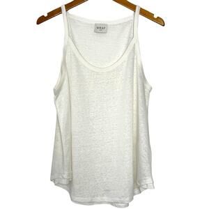 Wrap London linen tank top